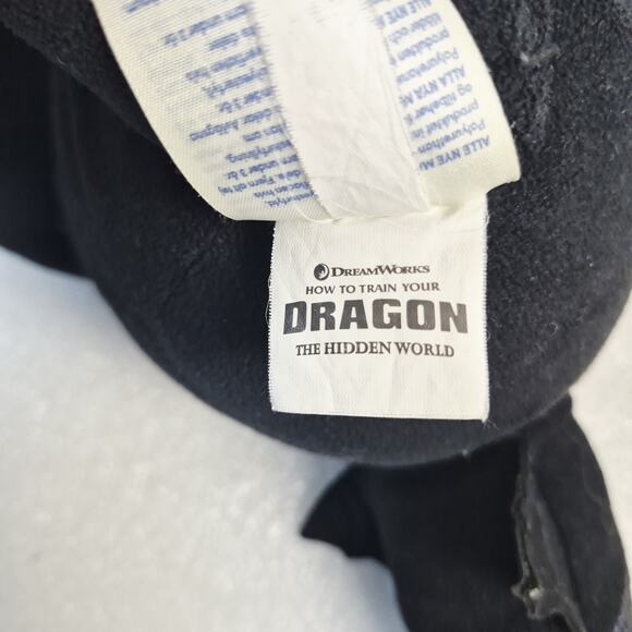 Build-A-Bear How to Train Your Dragon - Toothless - Plush 15” Black - Picture 6 of 9